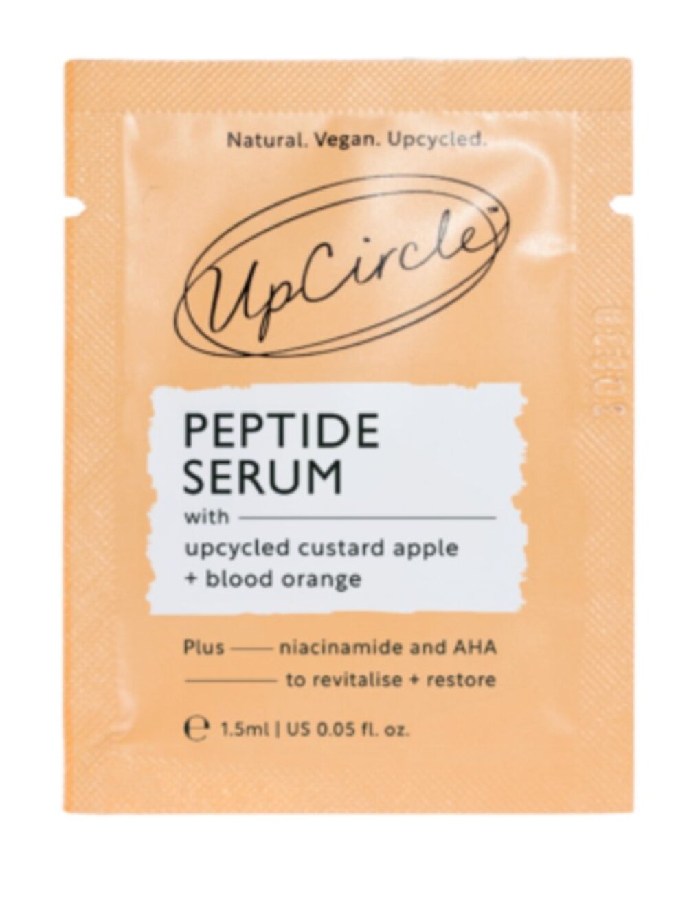UpCircle Beauty Peptide Face Serum Sample 1.5 mL | new